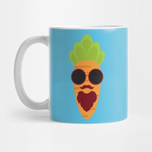 Carrot with Moustache Mug